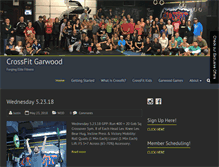 Tablet Screenshot of crossfitgarwood.com